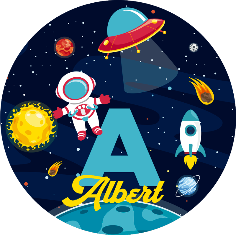 乙烯基地毯定制空间名称 - TenStickers