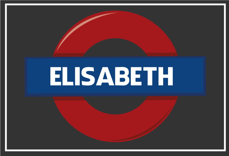 乙烯基地毯名称地下标识 - TenStickers