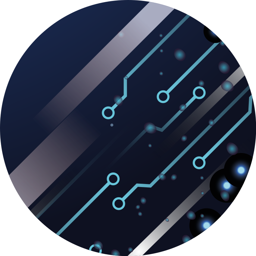 乙烯基地毯电路板图案设计 - TenStickers