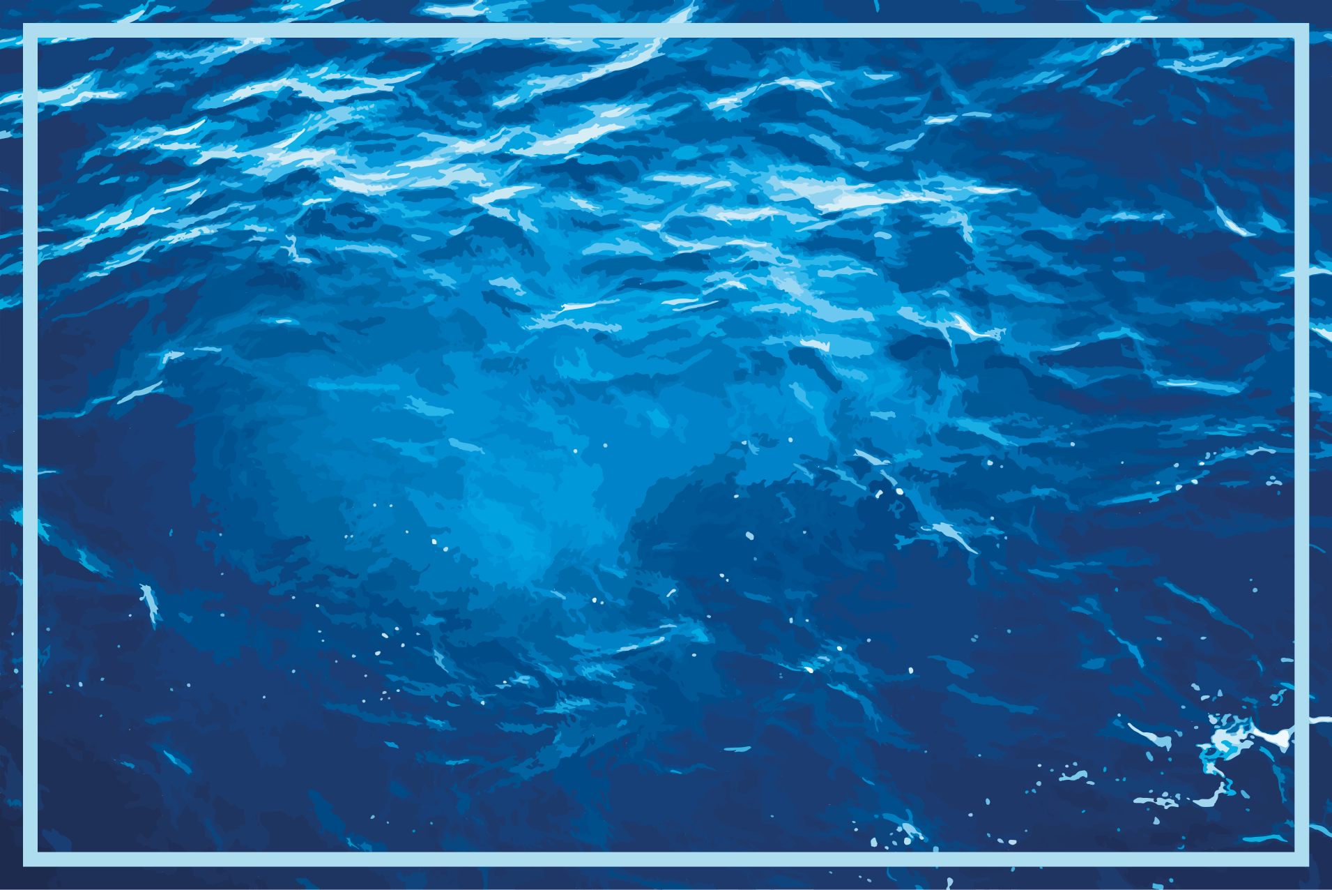 乙烯基地毯展现真实海浪效果 - TenStickers