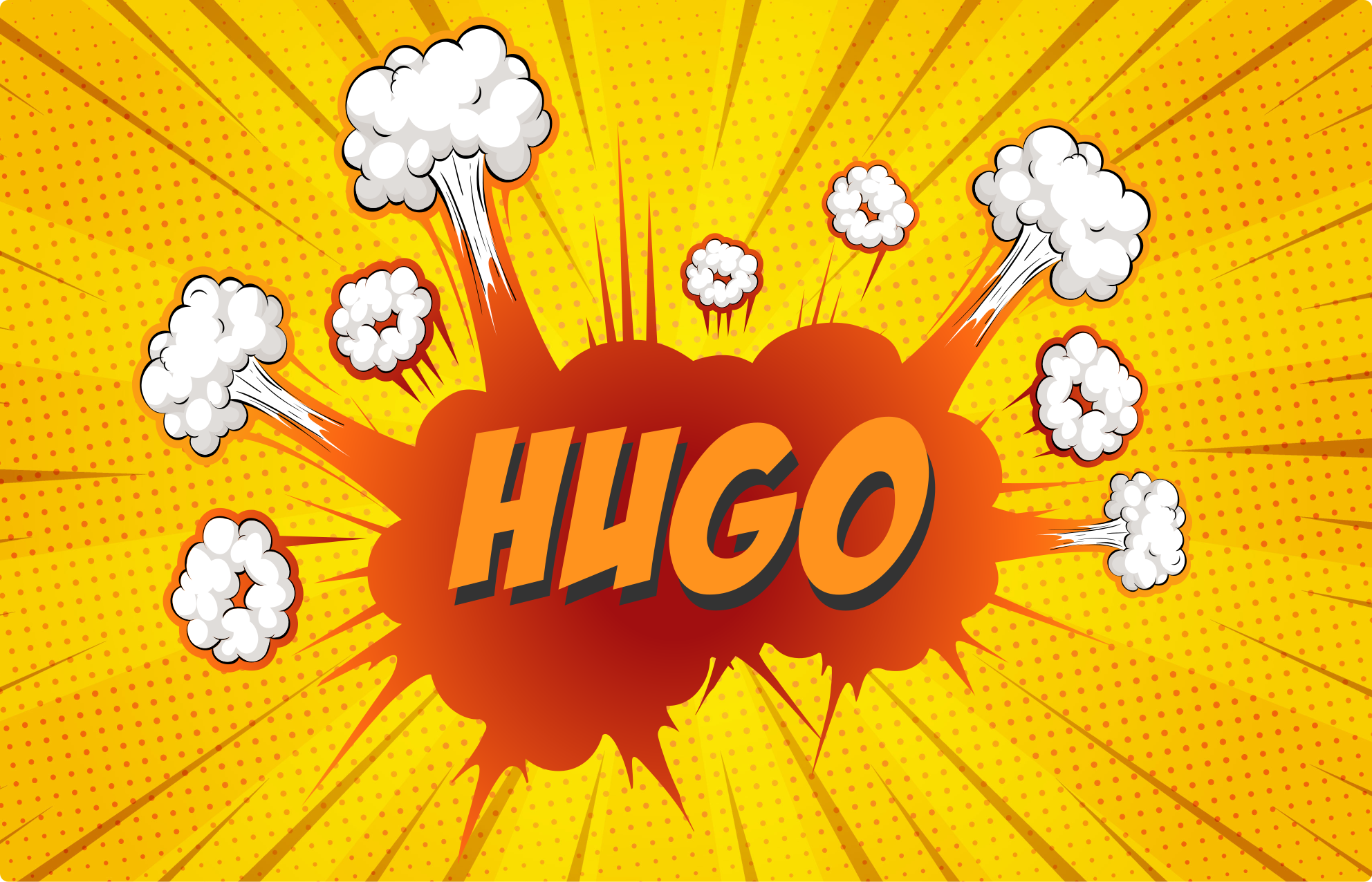 乙烯基地毯名称漫画爆炸效果设计 - TenStickers