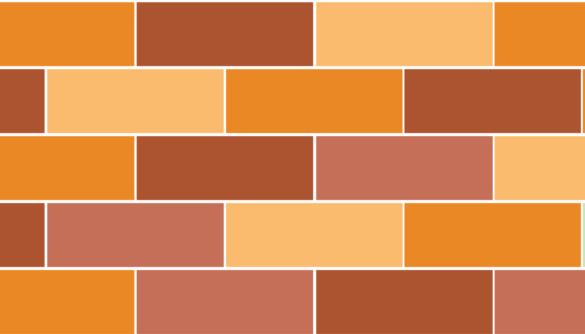 乙烯基地毯浴室色彩丰富的砖块布局 - TenStickers