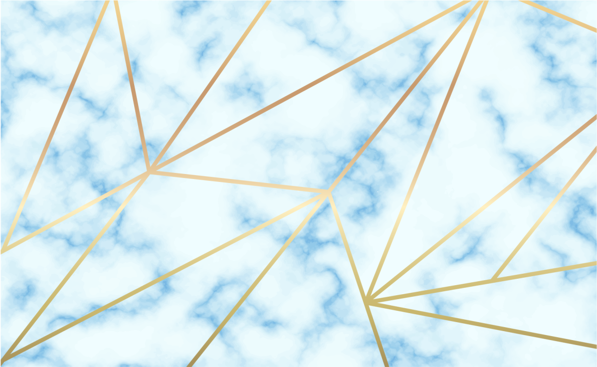 大理石乙烯基地毯时尚几何图案 - TenStickers