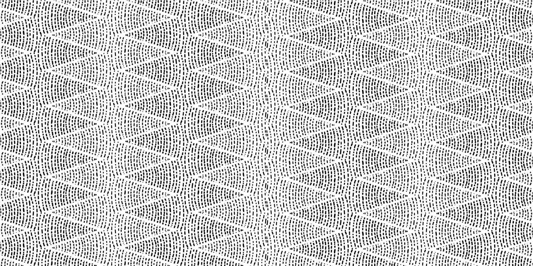 乙烯基地毯三角黑波纹设计 - TenStickers