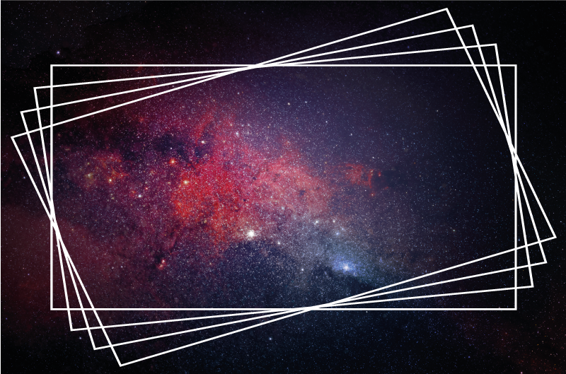 乙烯基地毯宇宙星云图案 - TenStickers