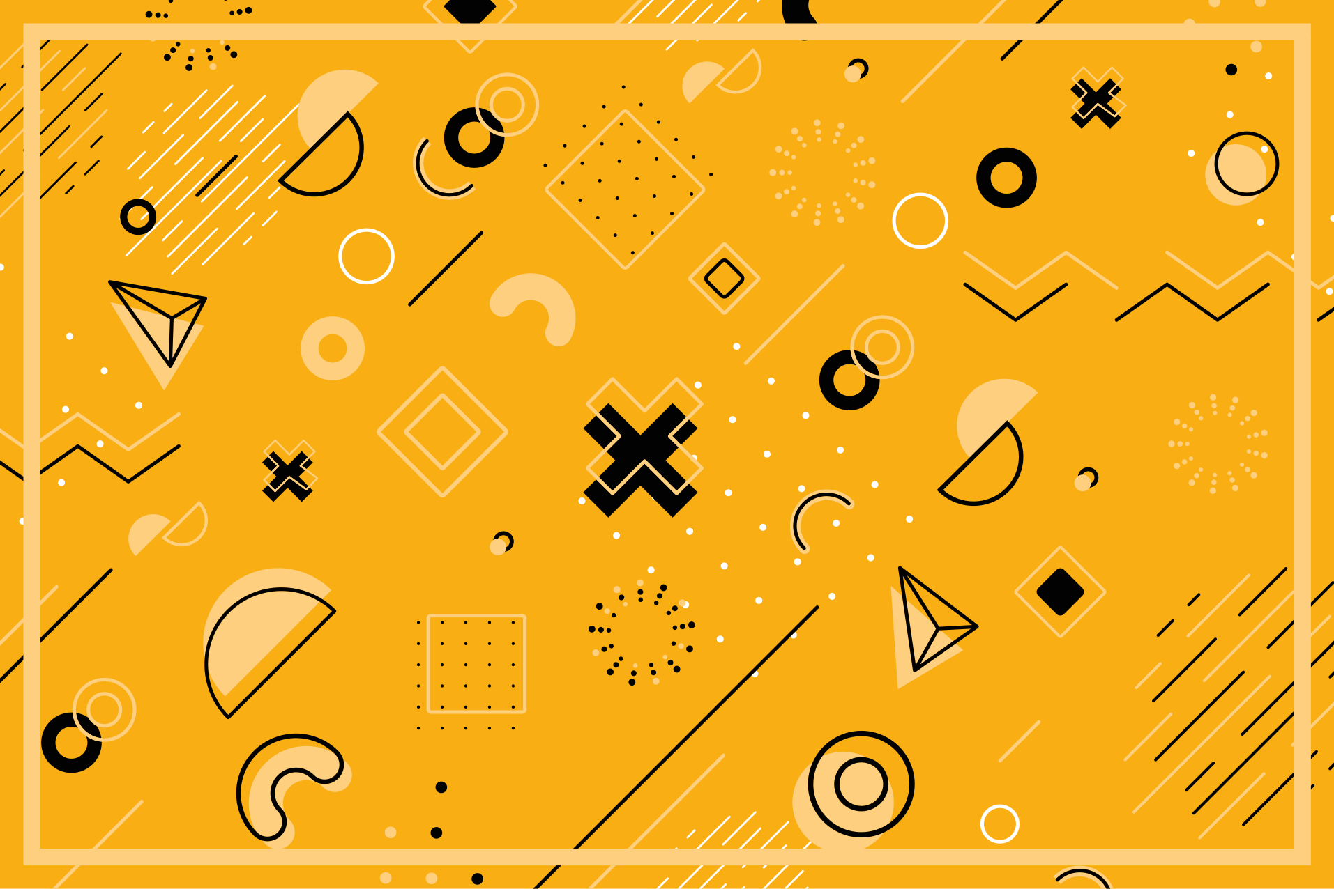 玩带有颜色的符号客厅地毯 - TenStickers