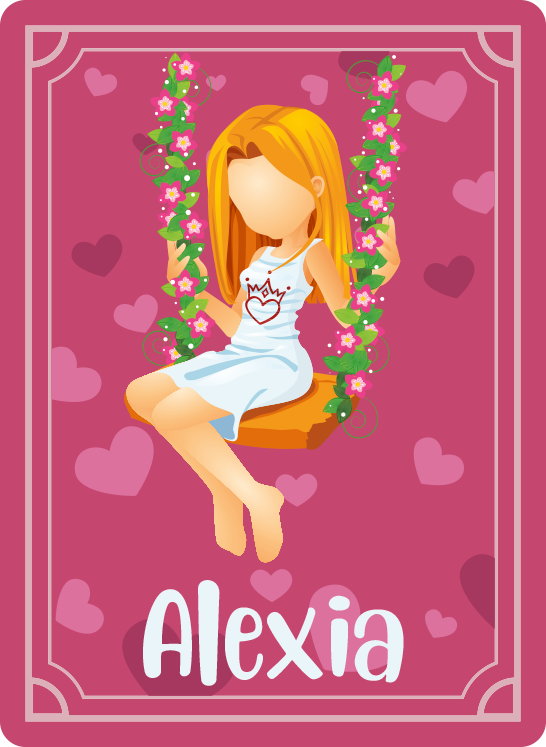 乙烯基地毯草木秋千带名字 - TenStickers