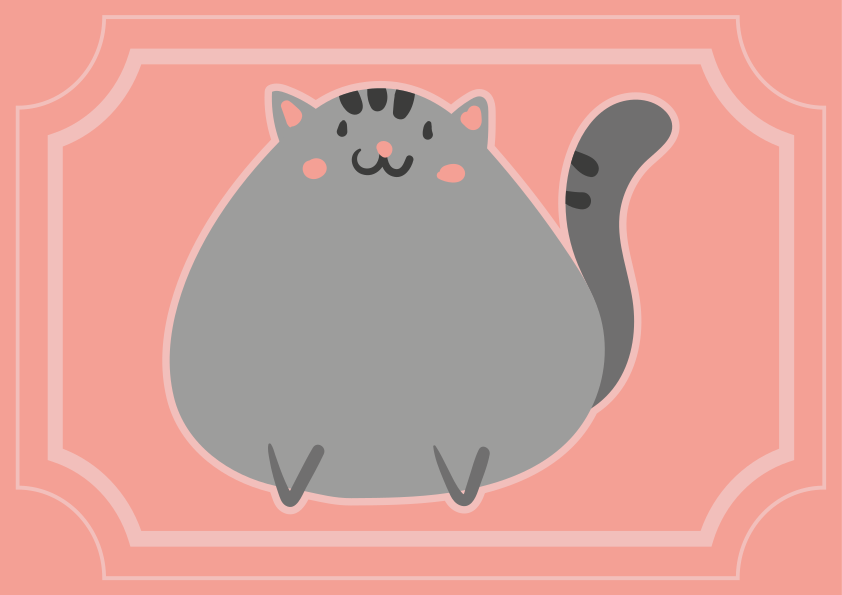 乙烯基地毯可爱猫咪艺术作品 - TenStickers