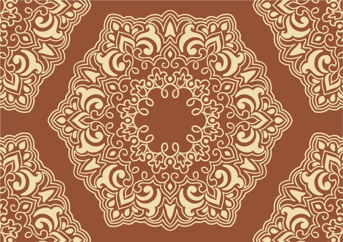 乙烯基地毯复杂植物排列 - TenStickers