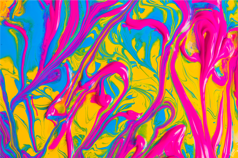 乙烯基地毯展现生动漩涡图案 - TenStickers