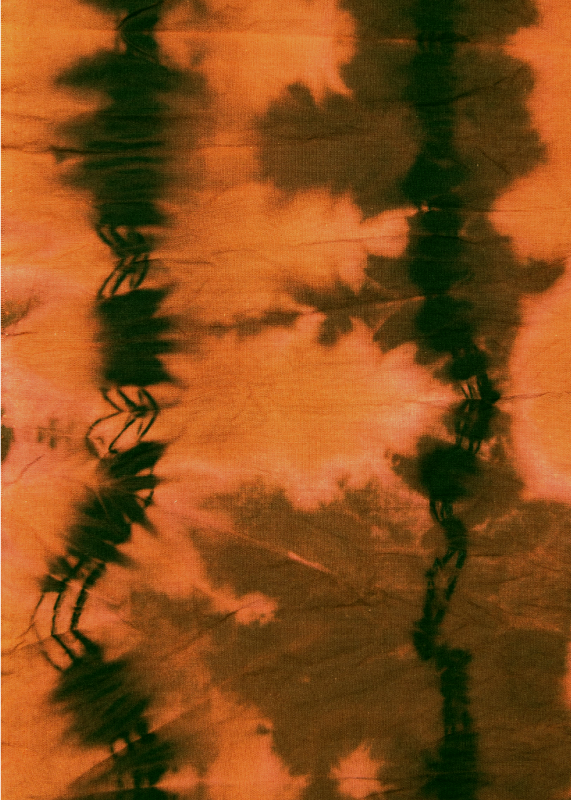 乙烯基地毯色彩缤纷的扎染风格 - TenStickers