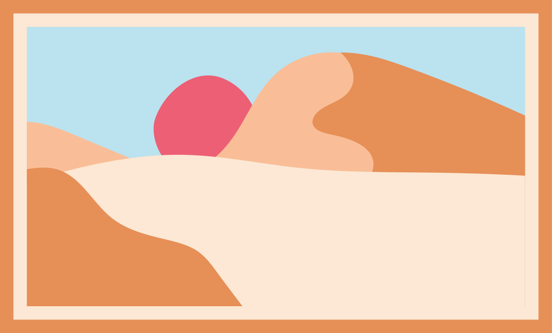 乙烯基地毯特性适合沙滩风景日落 - TenStickers