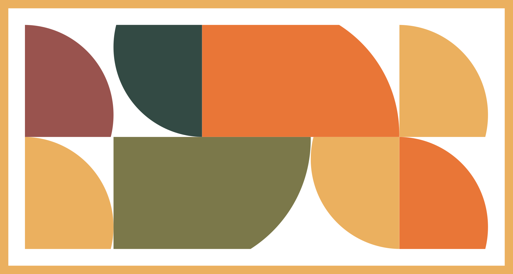 乙烯基地毯展现生动几何图形 - TenStickers