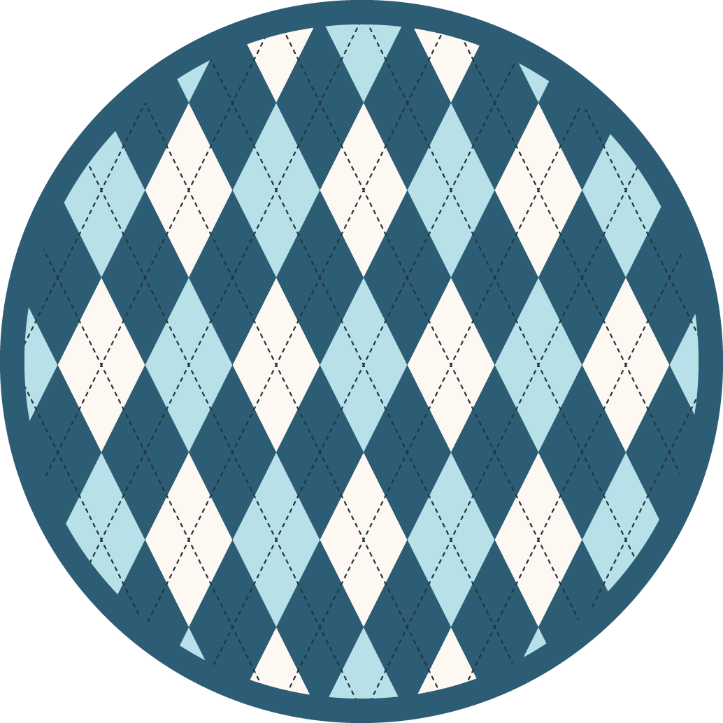 乙烯基地毯几何展现钻石图案优雅 - TenStickers