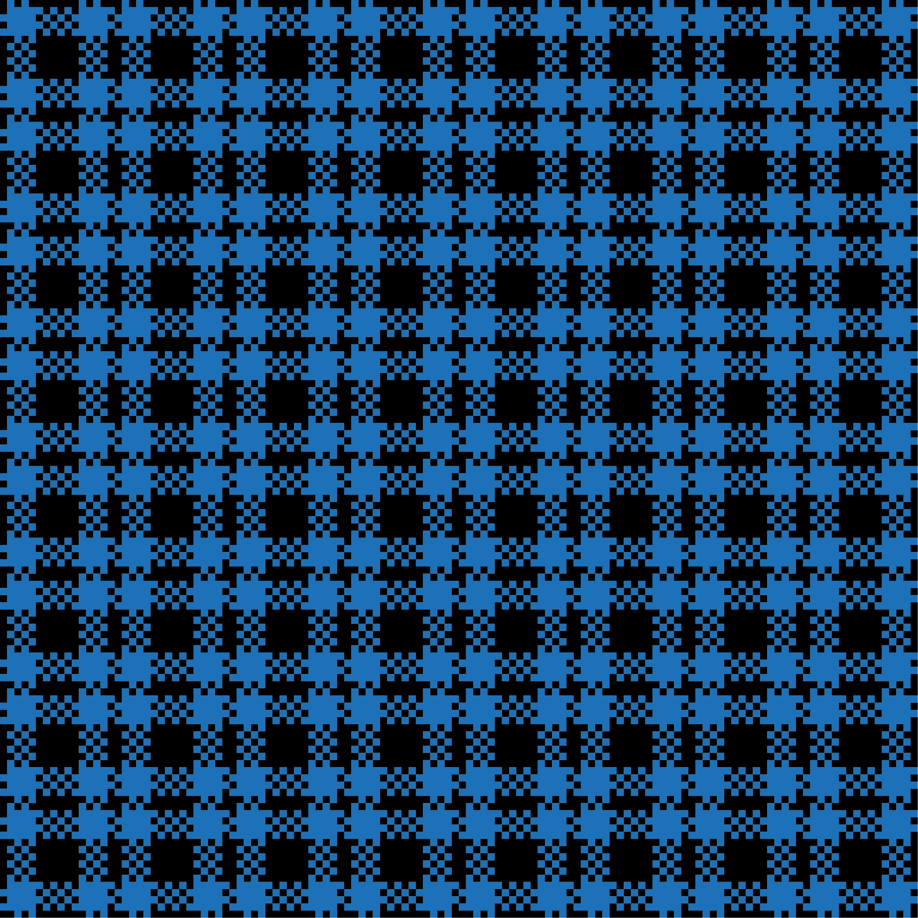 乙烯基地毯 蓝色棋盘格图案 - TenStickers