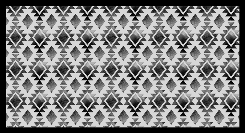 乙烯基地毯几何图案风格 - TenStickers