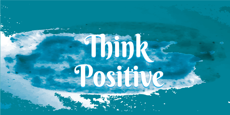 乙烯基地毯与短语 拥抱乐观主义 - TenStickers