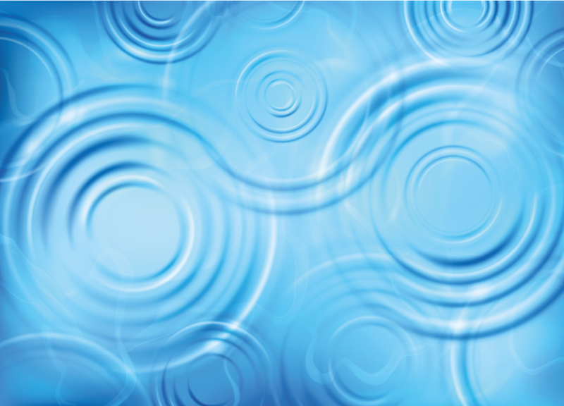 乙烯基地毯质地水波纹效果 - TenStickers