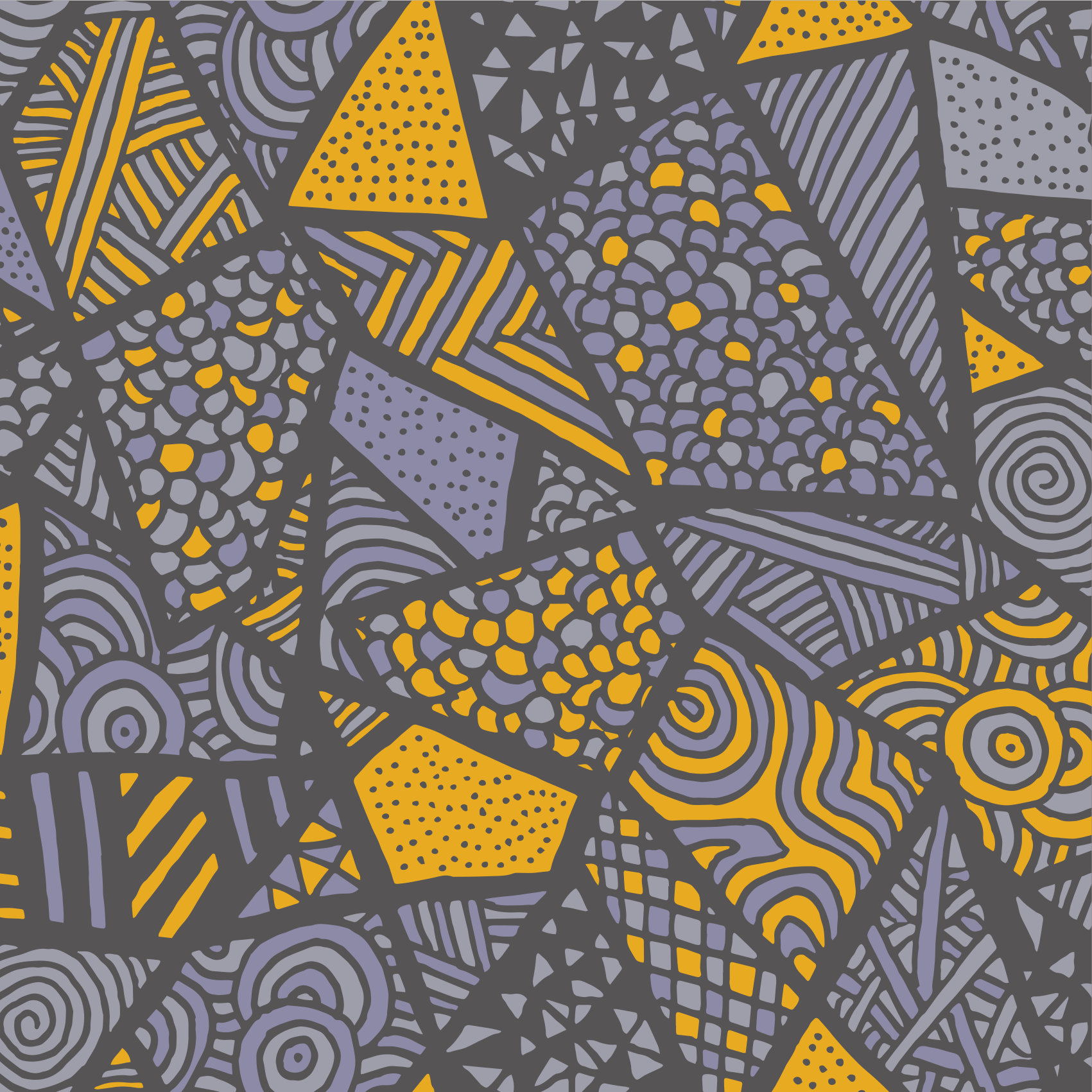 乙烯基地毯几何动态灰色图形 - TenStickers