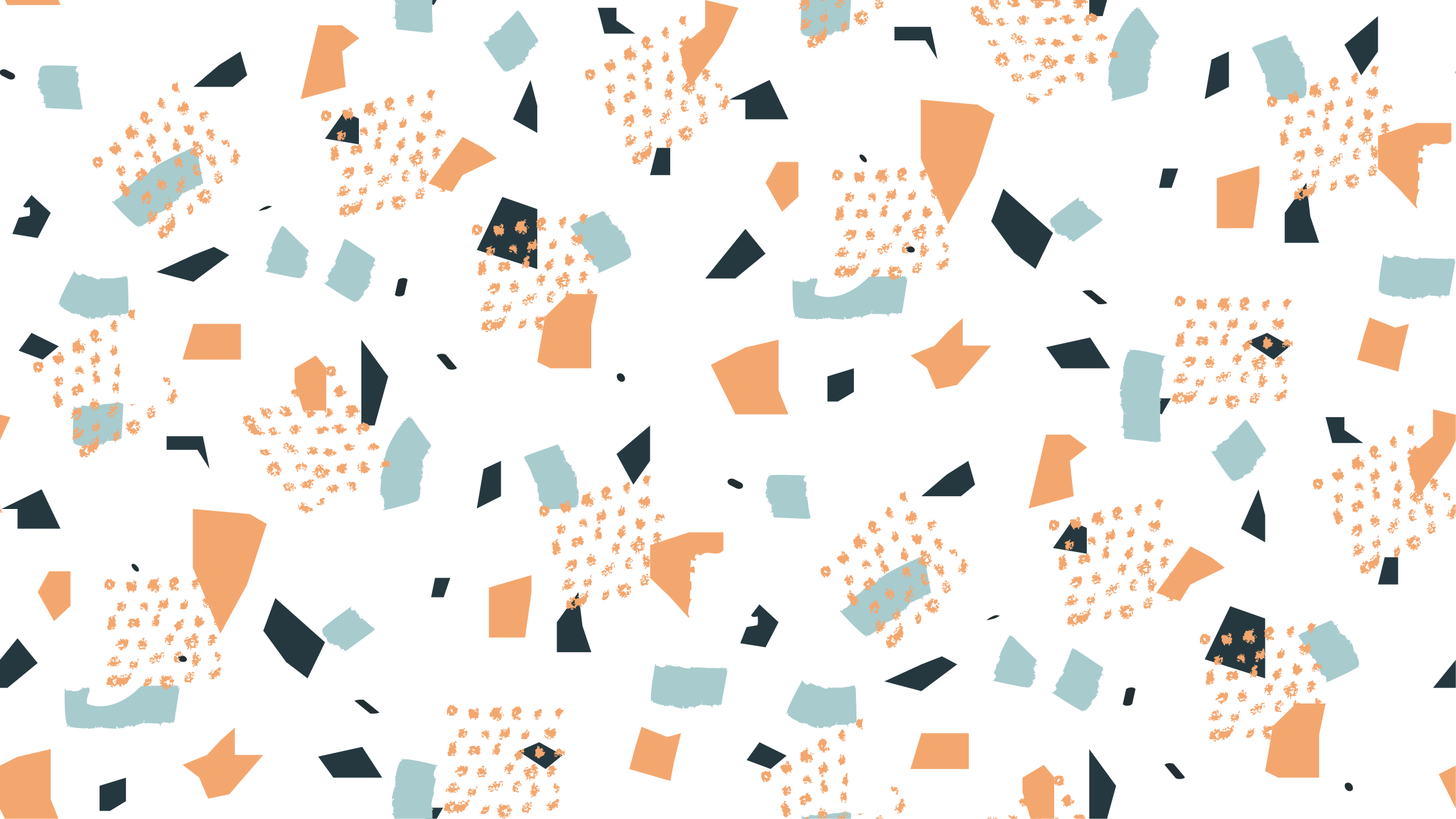 乙烯基地毯几何 抽象形状概念 - TenStickers