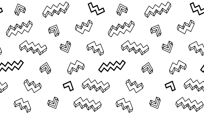 乙烯基地毯展现大胆的角度图案 - TenStickers