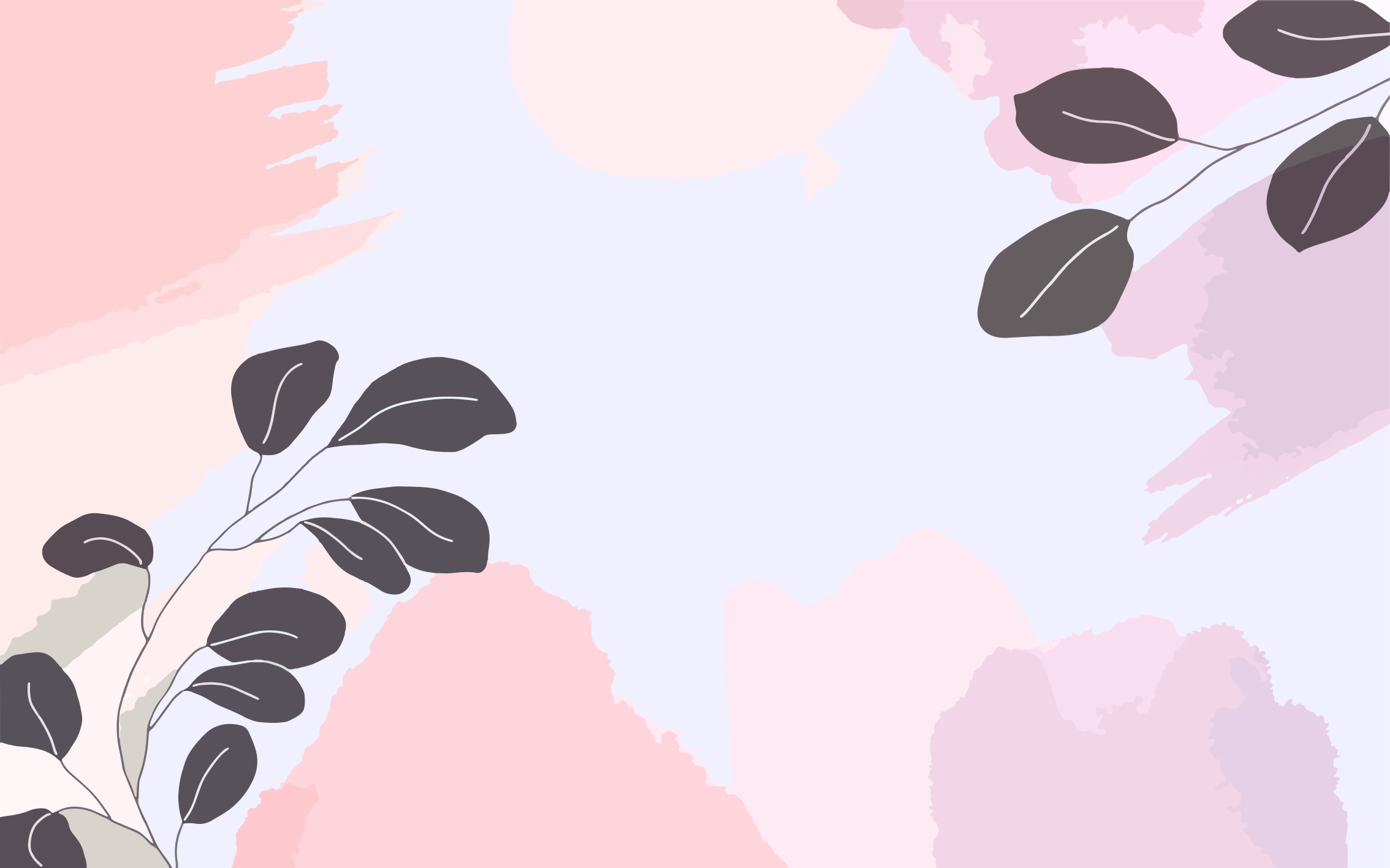 乙烯基花草地毯优雅叶子图案 - TenStickers