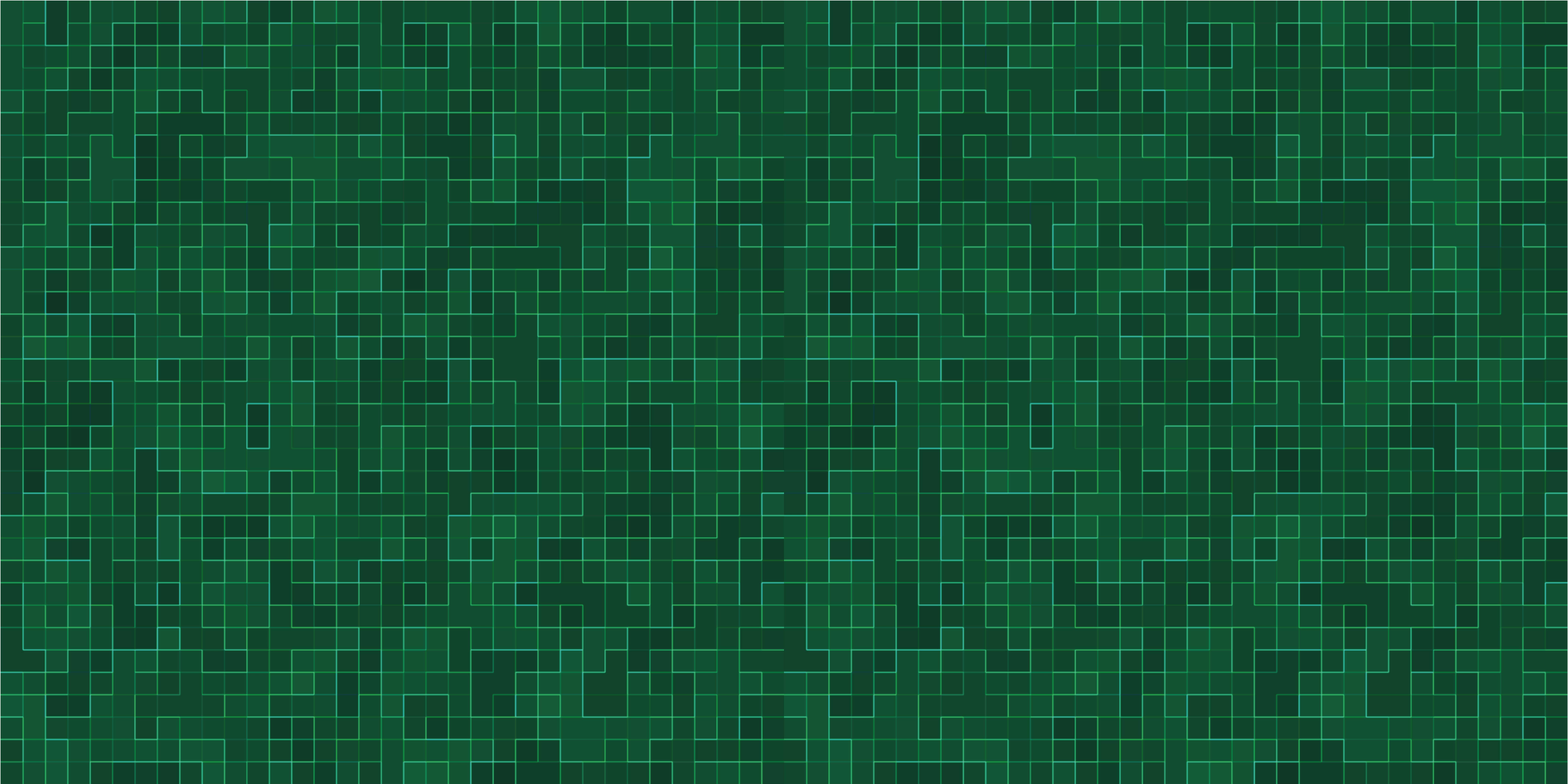 乙烯基地毯几何绿色网格图案 - TenStickers