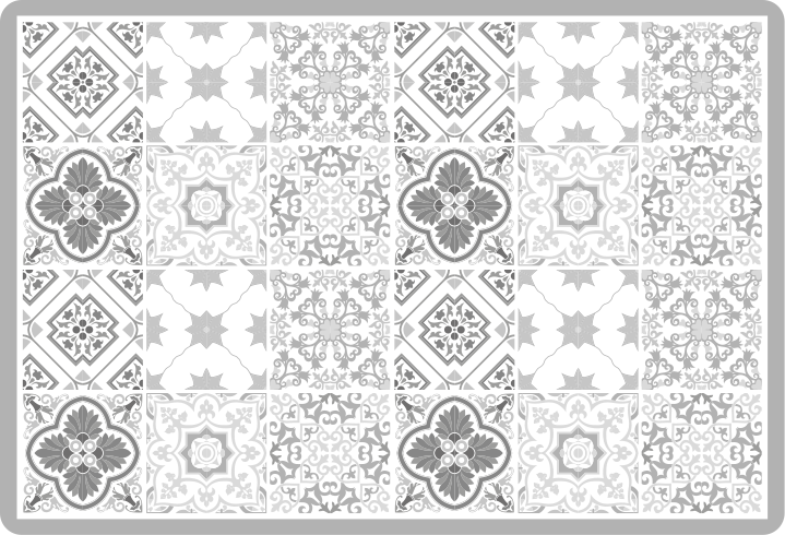 大理石乙烯基地毯优雅瓷砖图案 - TenStickers