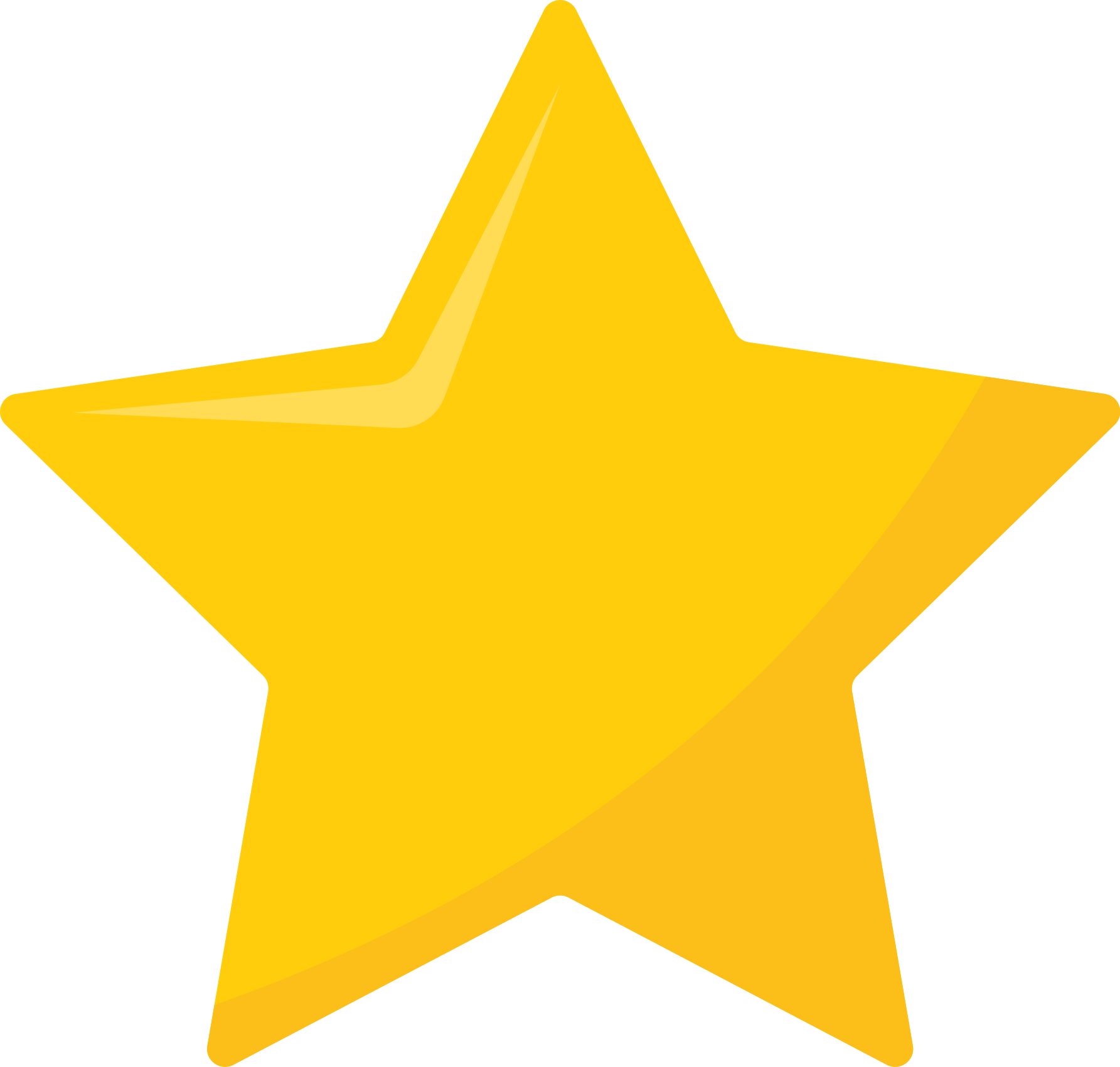 黄色经典星星乙烯基地毯 - TenStickers