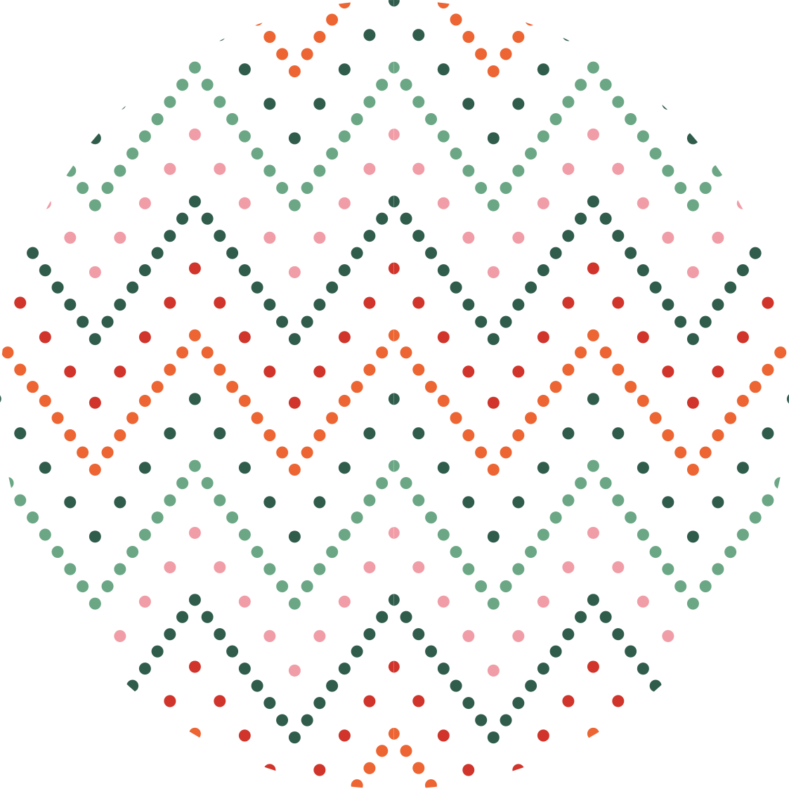 乙烯基地毯星星人字点图案 - TenStickers