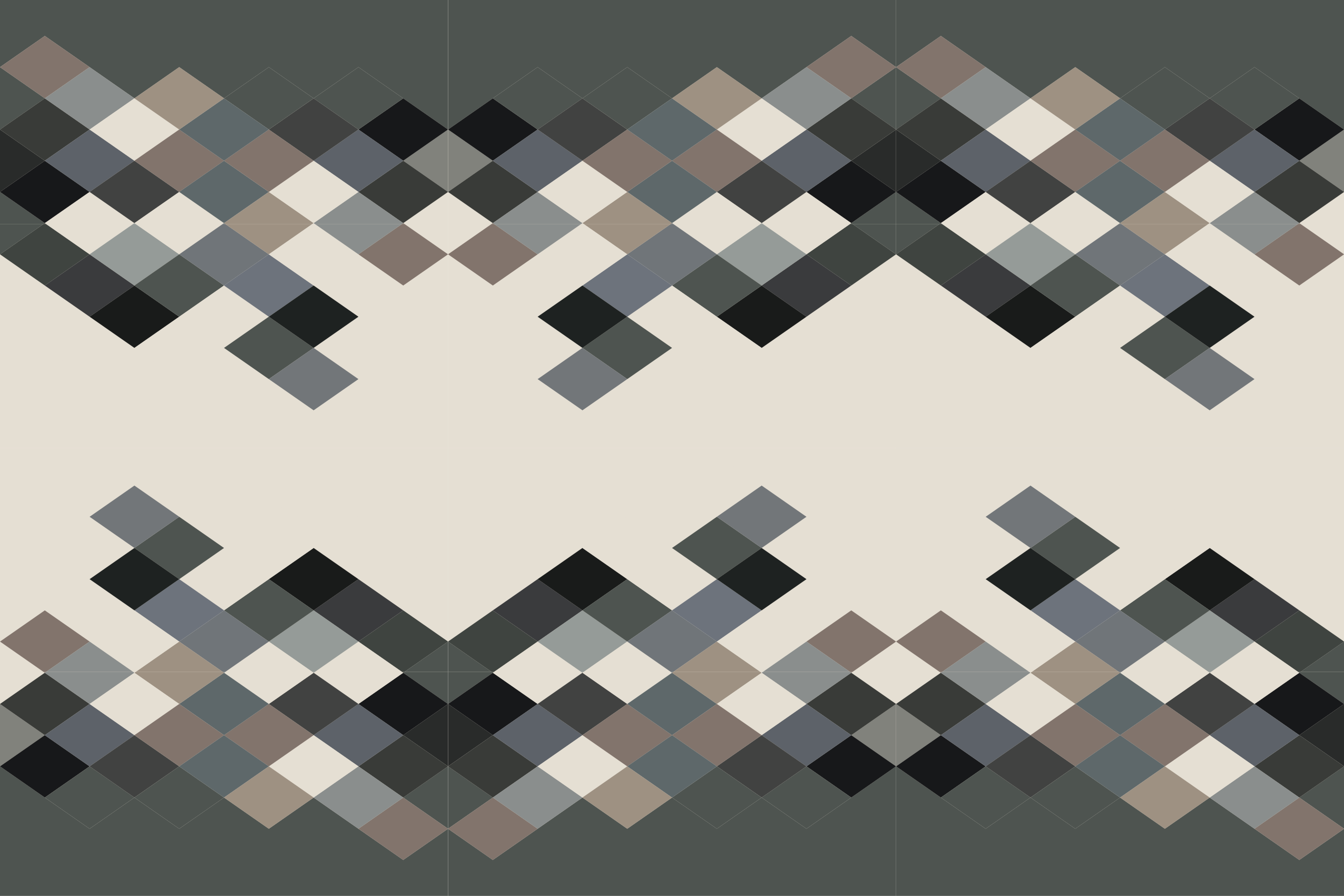 乙烯基地毯镶嵌现代几何图案 - TenStickers