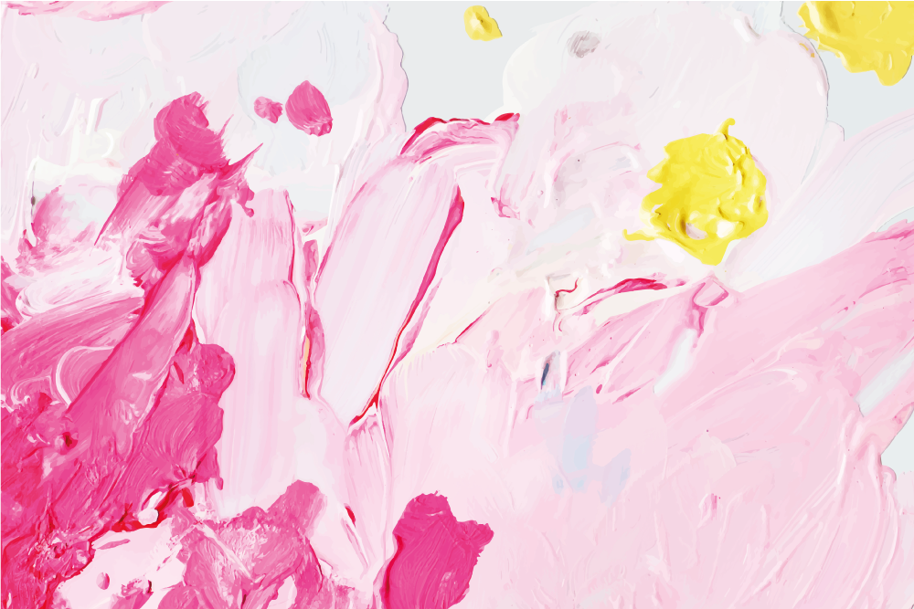 乙烯基地毯呈现粉色抽象漩涡 - TenStickers