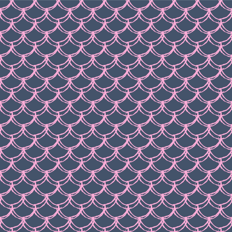 乙烯基地毯几何 波浪概念 - TenStickers