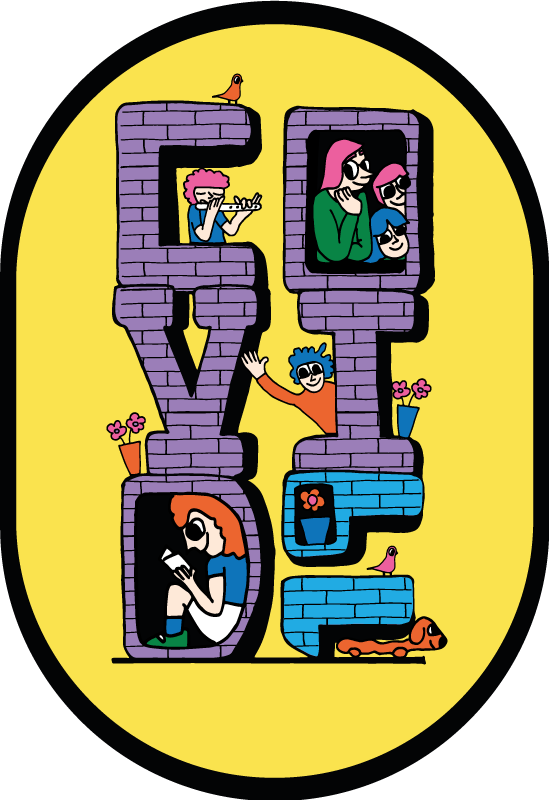 乙烯基地毯让疫情角色安心居家 - TenStickers