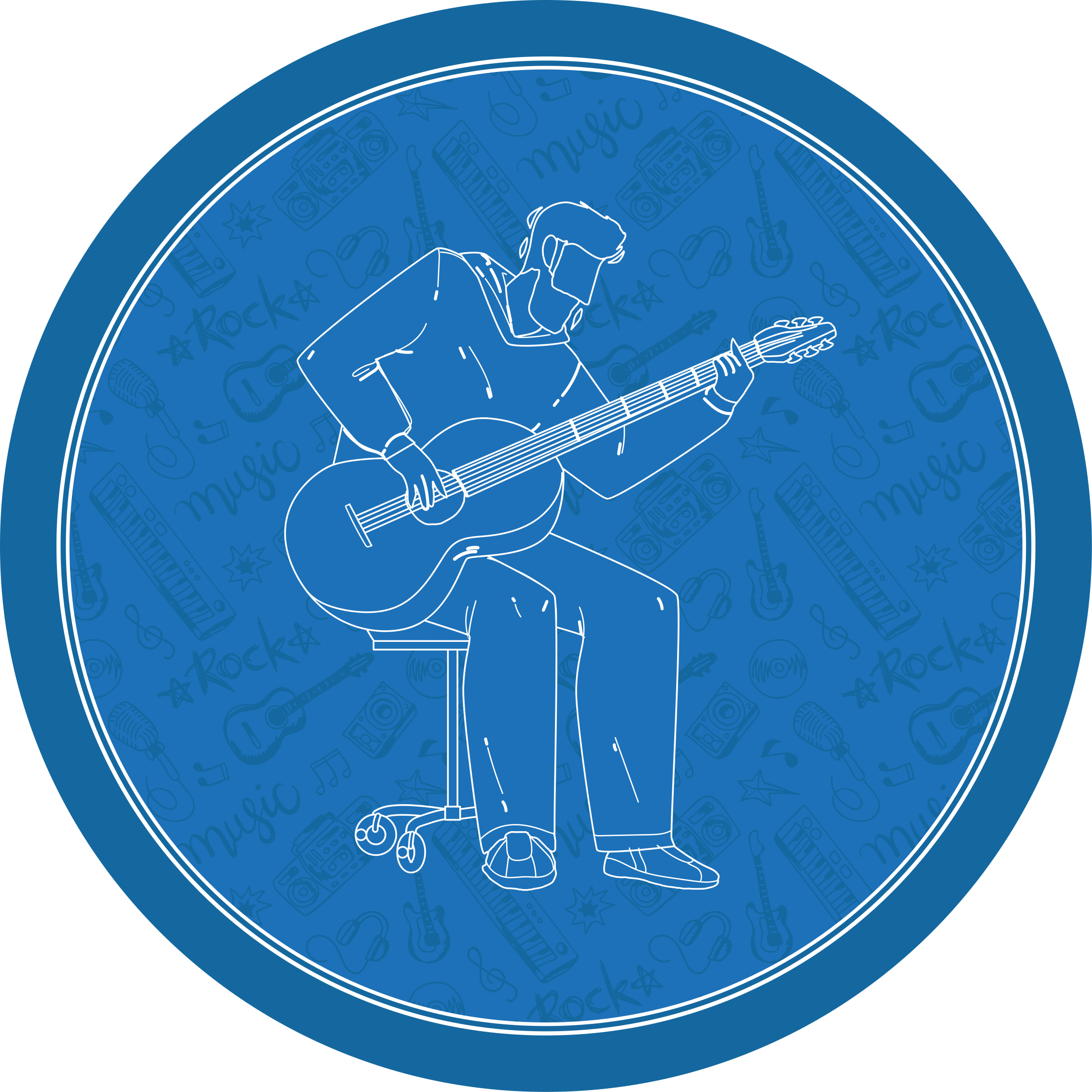 乙烯基地毯质地带来音乐气息 - TenStickers