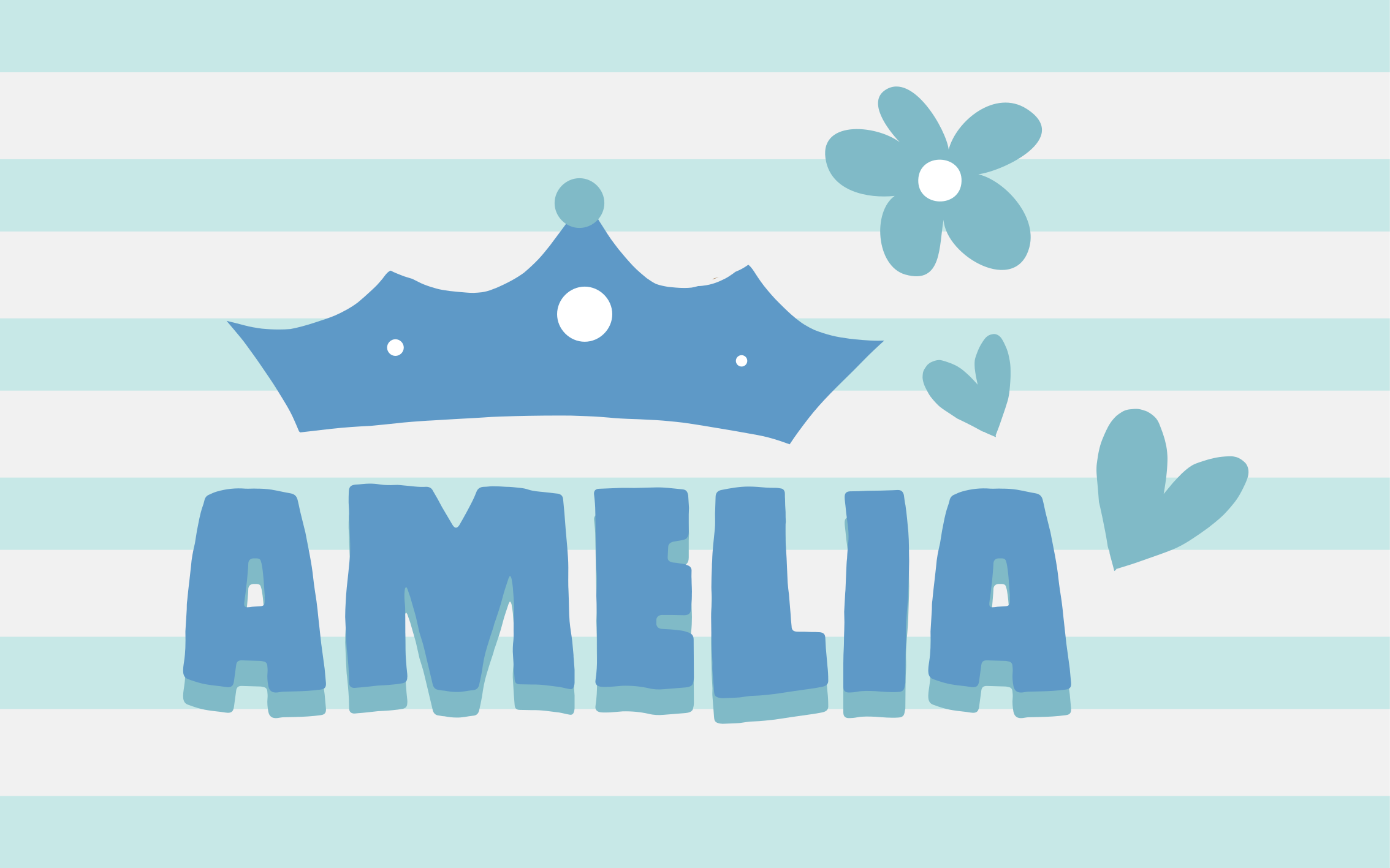 乙烯基地毯名称 冠名位置展示 - TenStickers