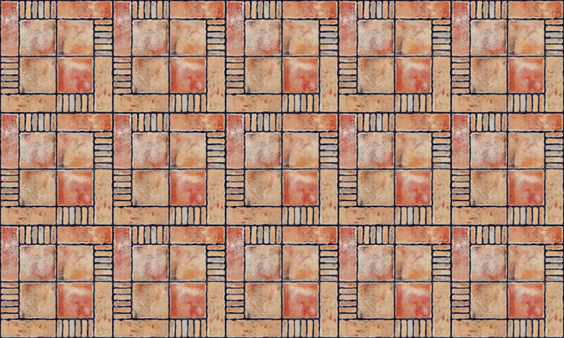 乙烯基地毯交叉网格图案 - TenStickers