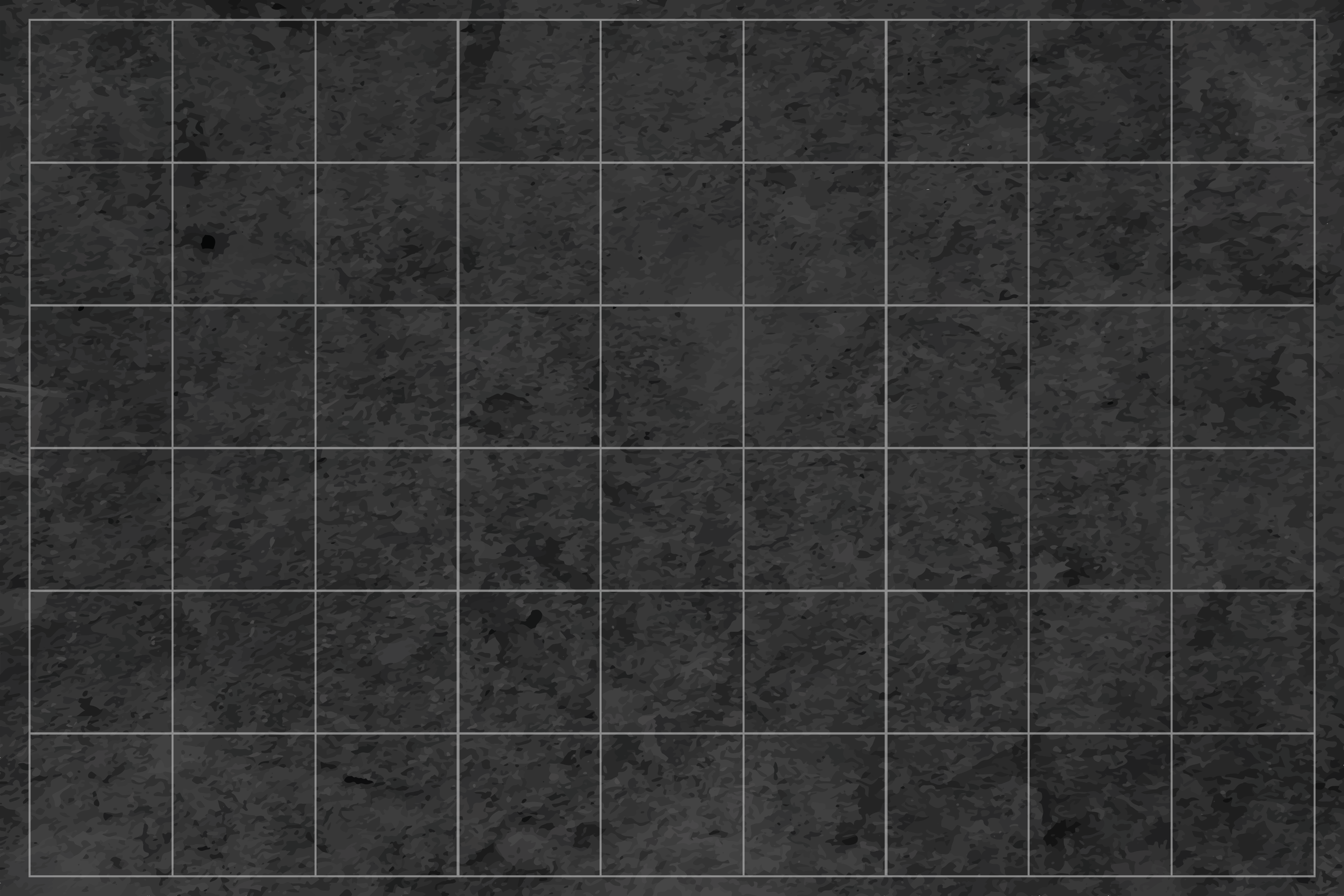 乙烯基地毯 石头效果 光滑黑色方块 - TenStickers