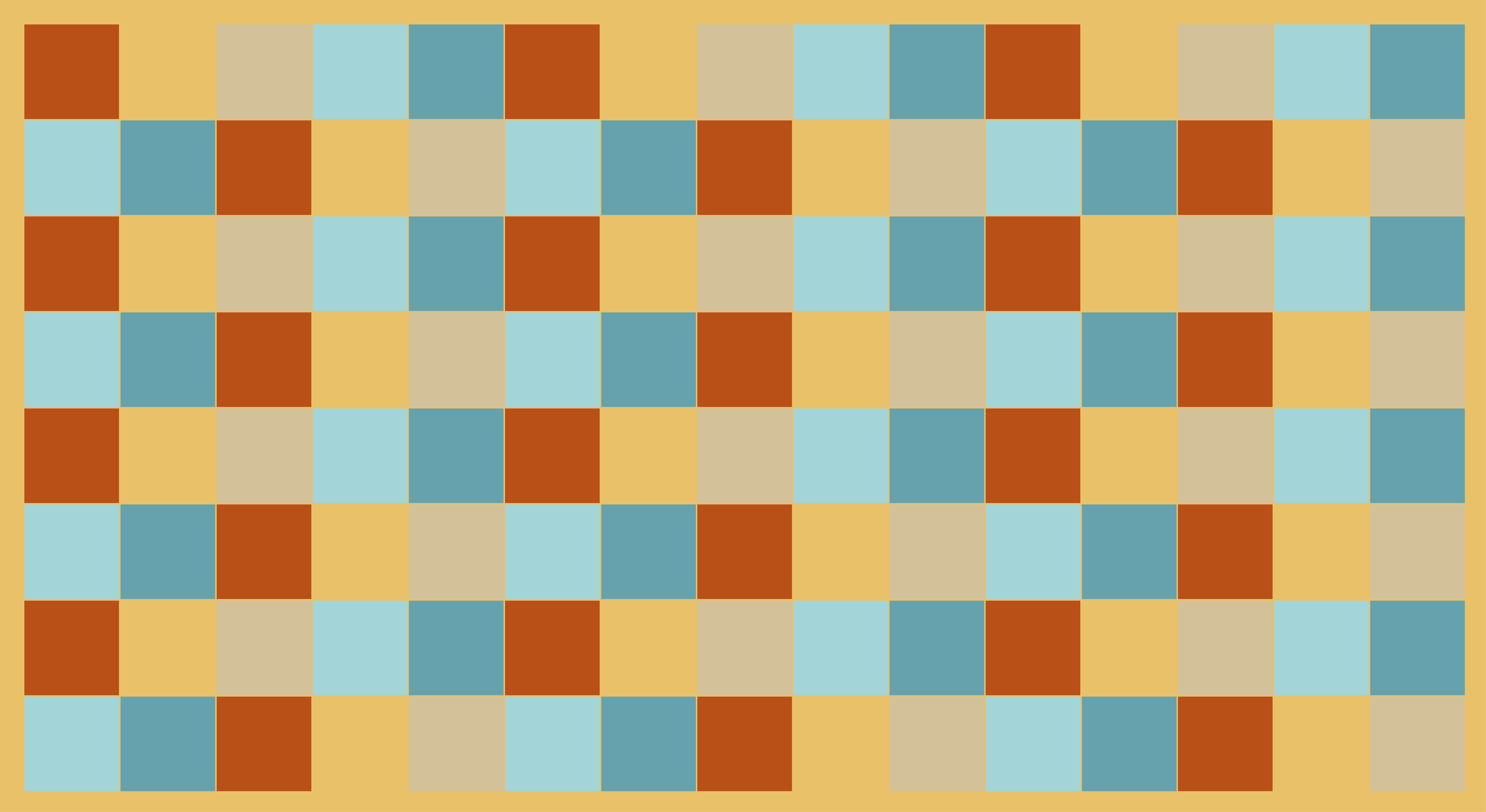 乙烯基地毯几何棋盘格风格 - TenStickers