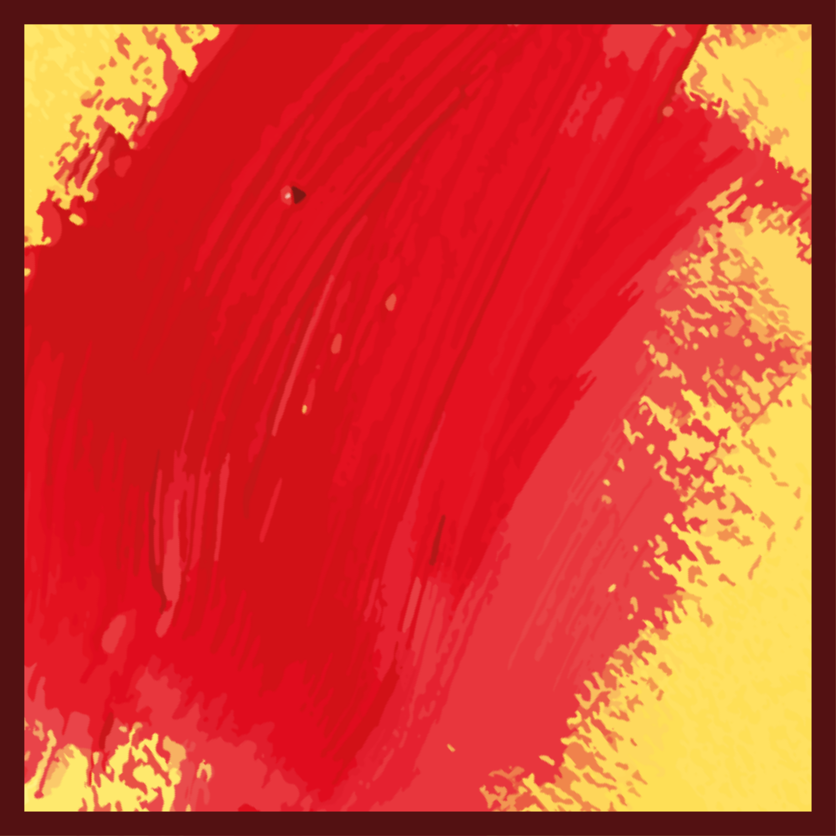 乙烯基地毯 鲜艳的色彩飞溅 - TenStickers