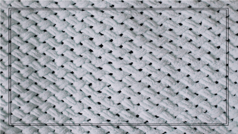 乙烯基地毯质地优雅针织图案 - TenStickers