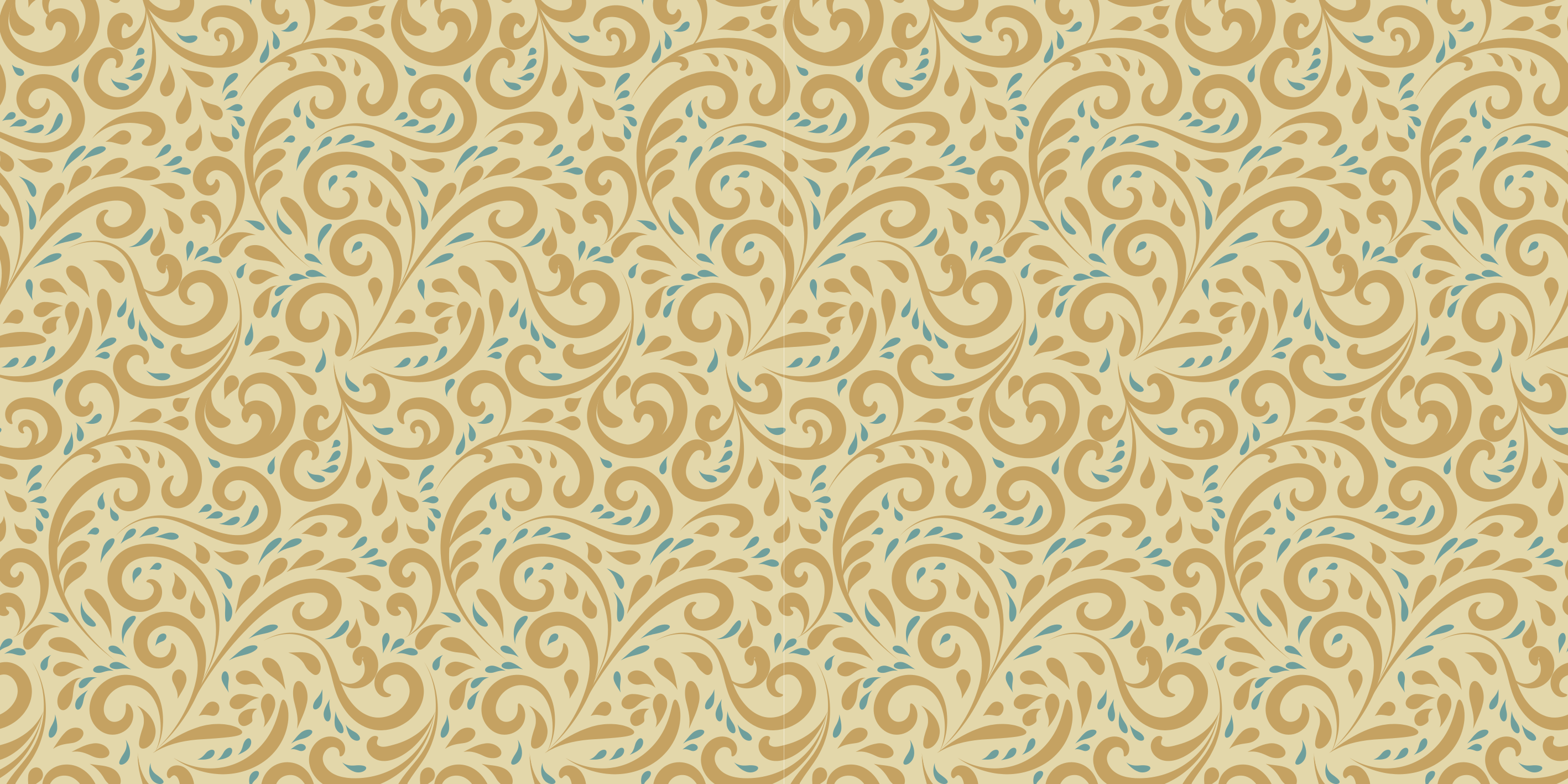 乙烯基花草地毯植物漩涡元素 - TenStickers