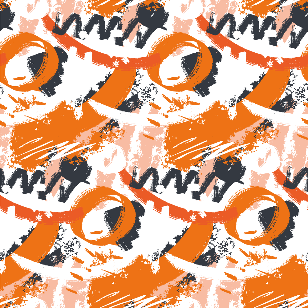 乙烯基地毯展现抽象形状的绚丽 - TenStickers