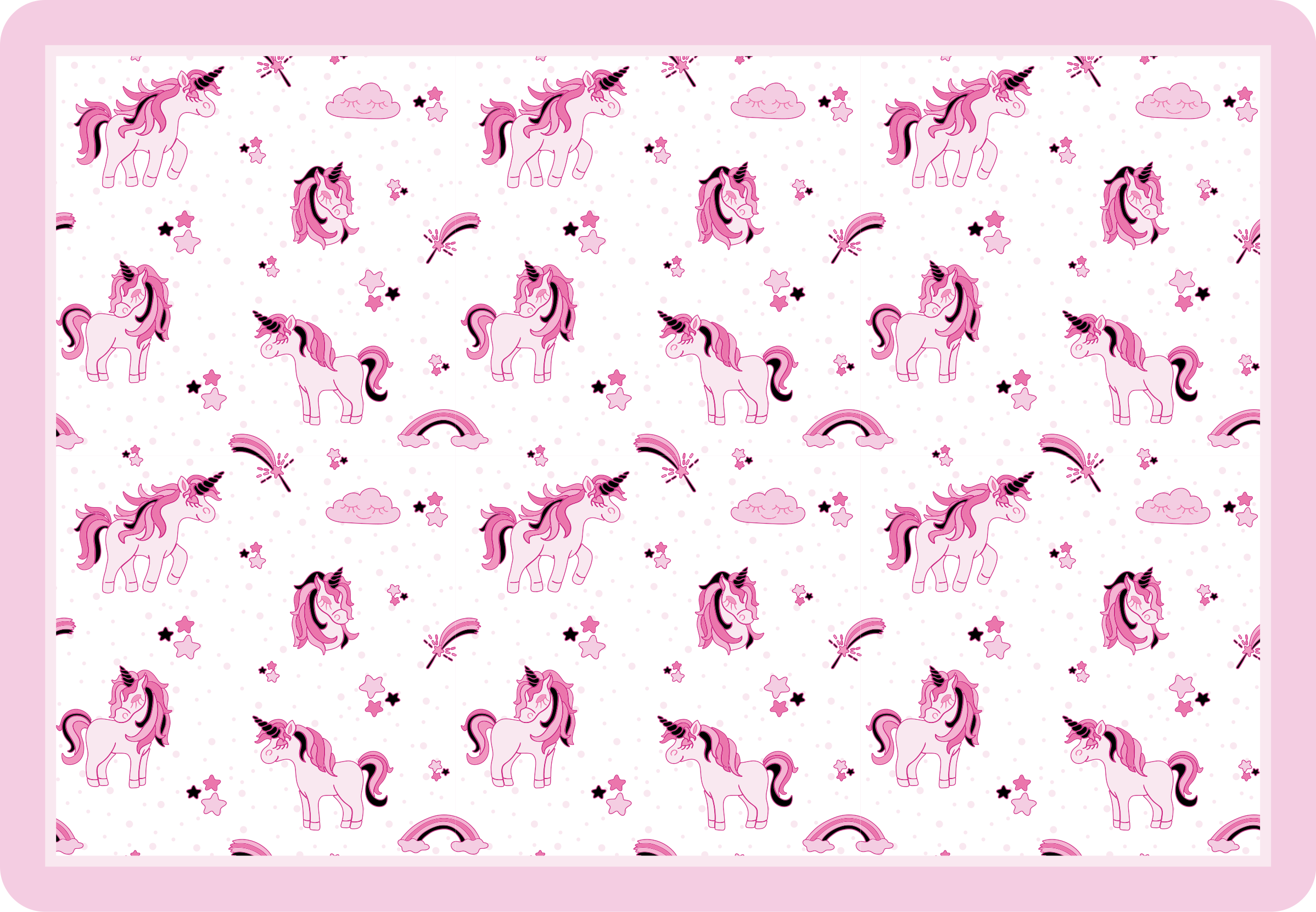 乙烯基地毯 儿童 独角兽幻想世界 - TenStickers