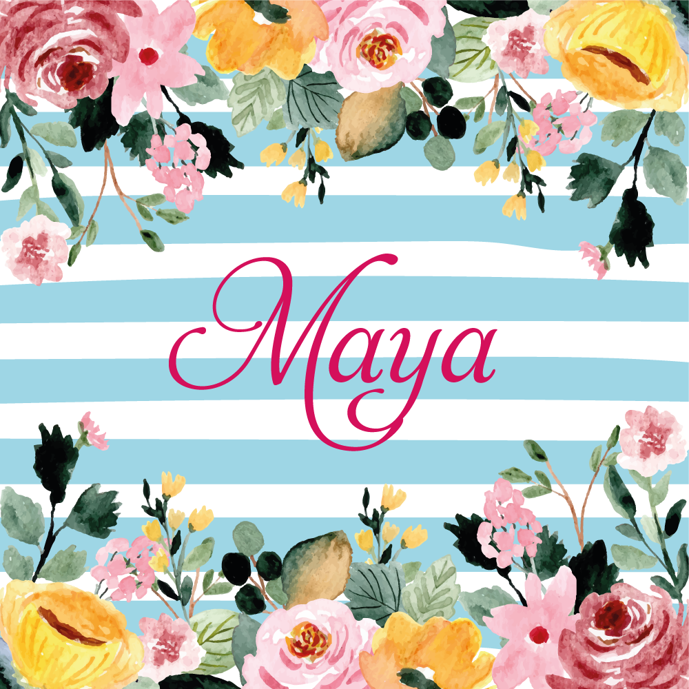 卧室乙烯基地毯定制植物设计 - TenStickers