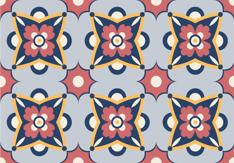 乙烯基地毯镶嵌植物灰色组合 - TenStickers