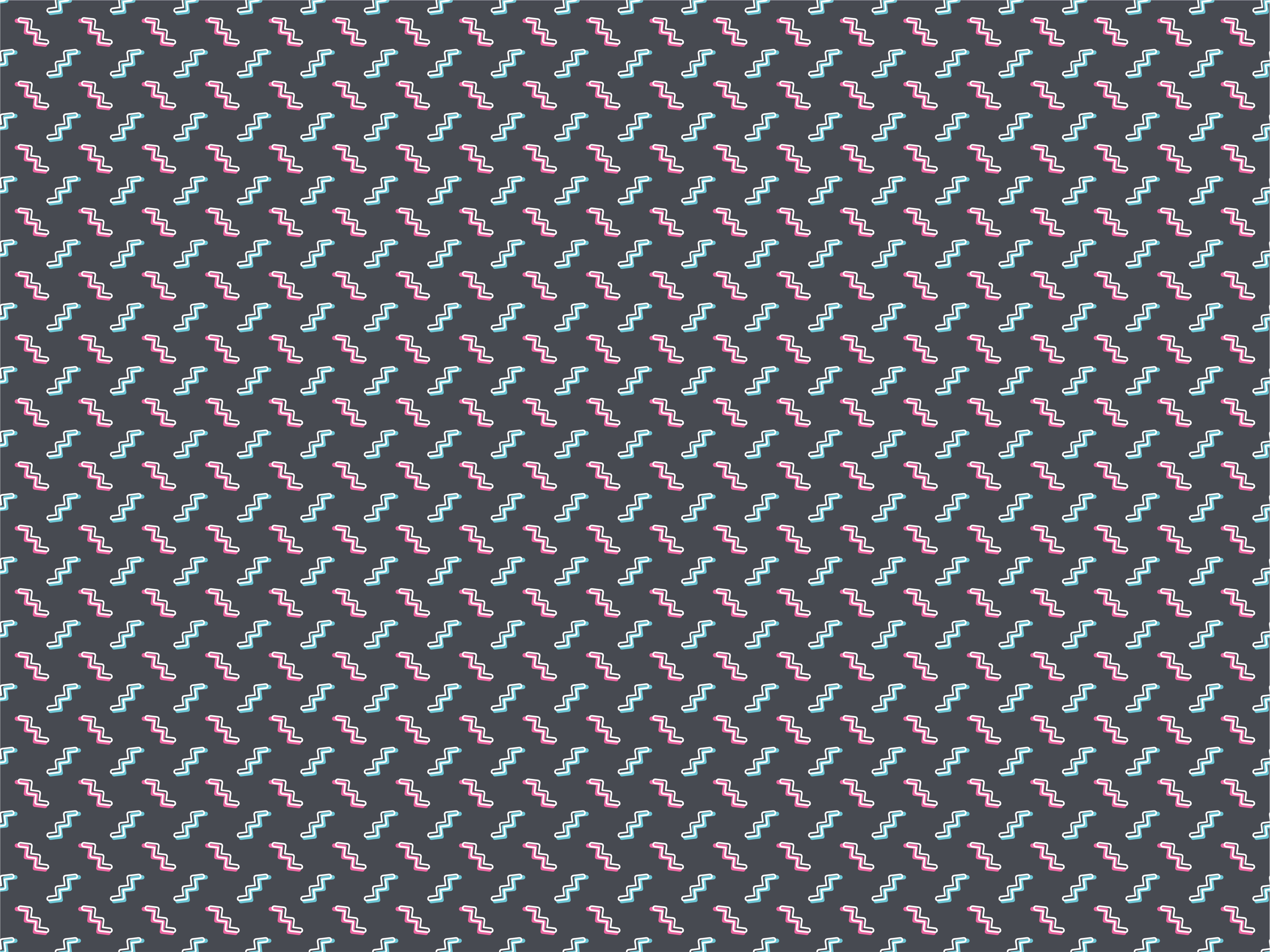 乙烯基地毯呈现多彩波浪形状 - TenStickers