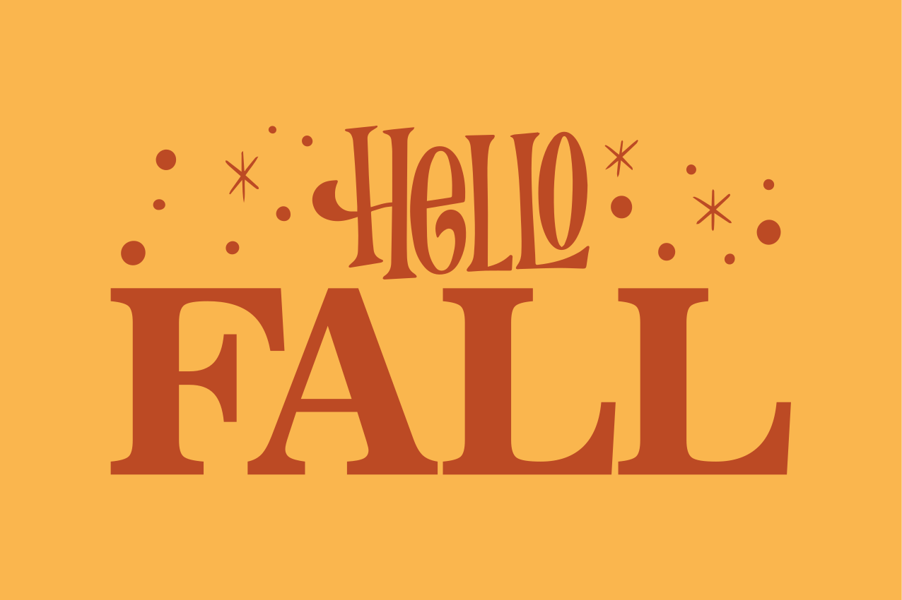 乙烯基地毯与短语带来秋季氛围 - TenStickers