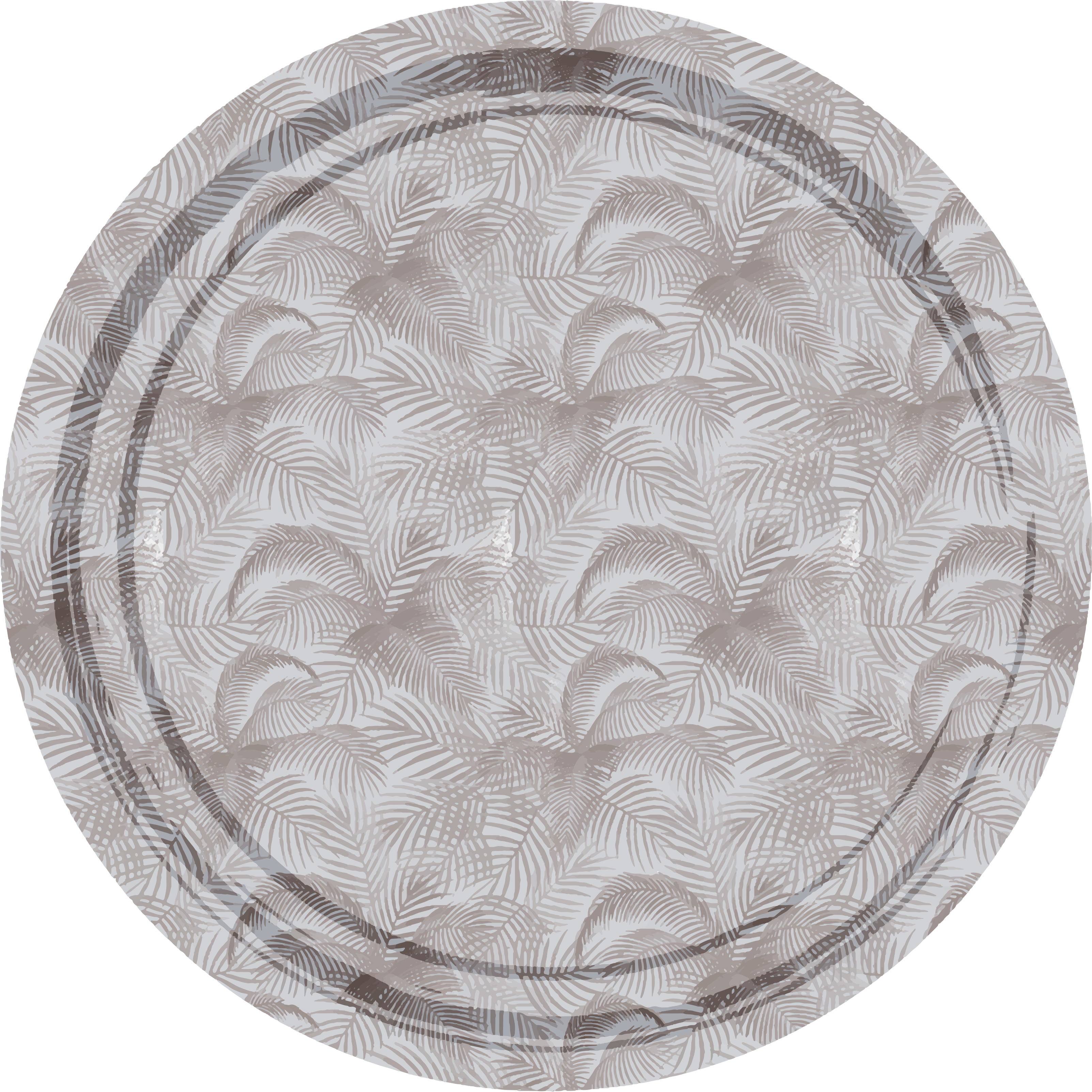 乙烯基花草地毯植物图案覆盖设计 - TenStickers