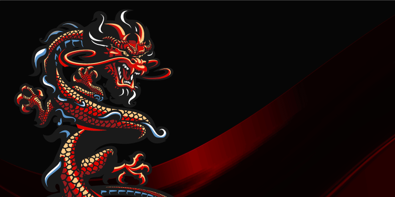 乙烯基地毯龙的插图 - TenStickers